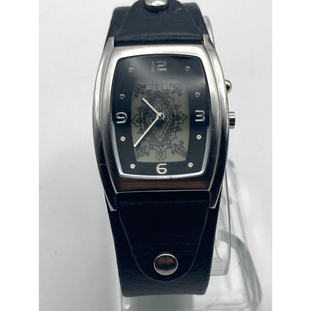 VTG Fossil Big Tic JR-8187 Hybrid Watch 30mm - New Batteries WR 30m Adjustable